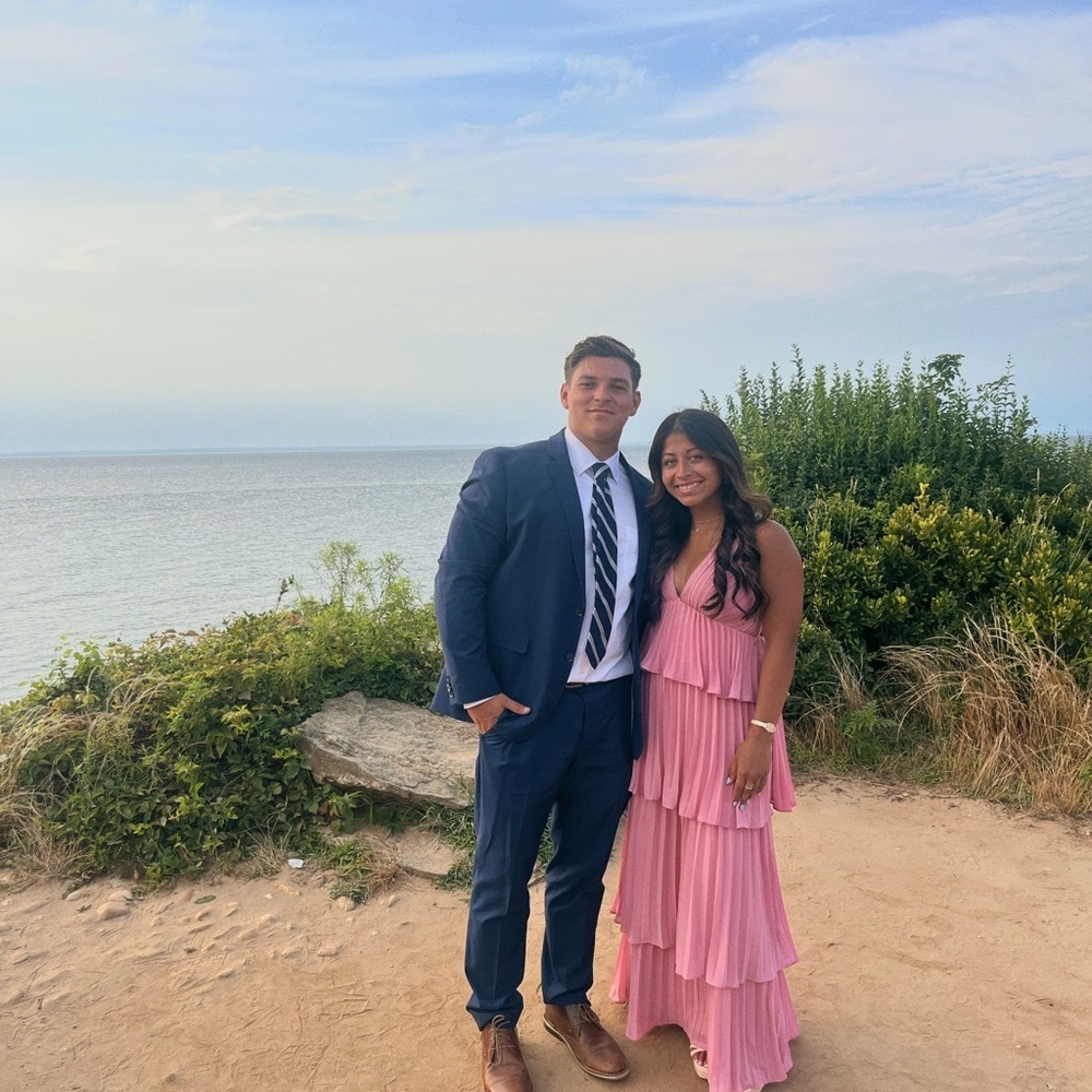 Lulu's Pink Tiered Maxi Dress